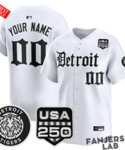 Detroit Tigers ‘Gothic Edition’ x USA 250th Anniversary Custom Baseball Jersey