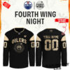 Detroit Red Wing Fourth Wing Night Custom Hockey Jersey