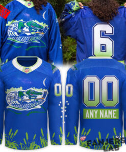 Florida Everblades’s Home 239 Custom Hockey Jersey