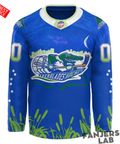 Florida Everblades’s Home 239 Custom Hockey Jersey