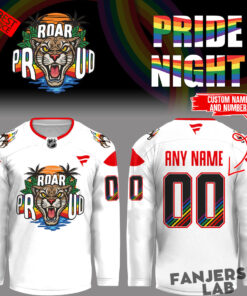 Florida Panthers Celebrating Pride Night Custom Hockey Jersey