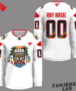 Florida Panthers Celebrating Pride Night Custom Hockey Jersey
