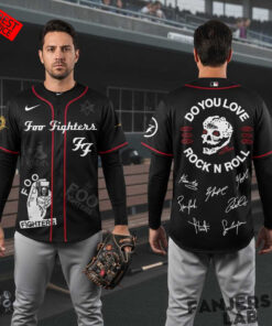 Foo Fighters Take Cover Tour 2026 Baseball Jersey