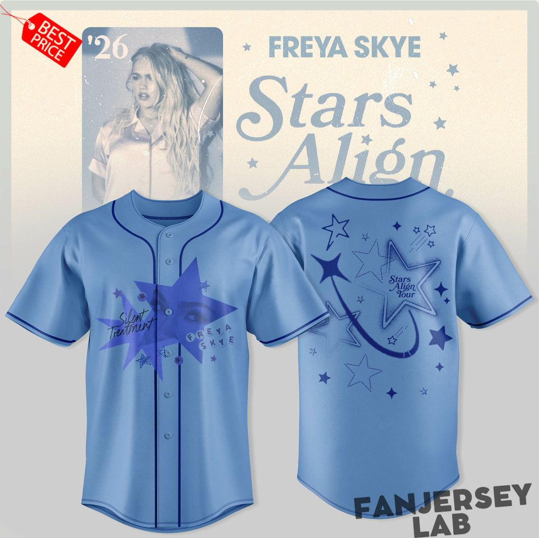 Freya Skye Stars Align Tour 2026 Special Baseball Jersey Freya Skye Stars Align Tour 2026 Special Baseball Jersey
