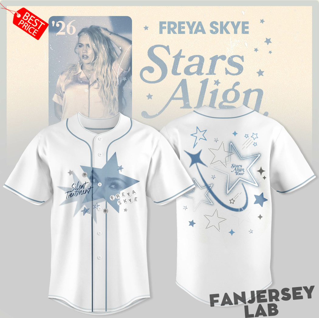 Freya Skye Stars Align Tour 2026 Special Baseball Jersey Freya Skye Stars Align Tour 2026 Special Baseball Jersey