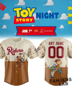Frisco RoughRiders Toy Story Night Custom Baseball Jersey