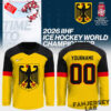 Germany 2026 IIHF Ice Hockey Championship Personalized Hockey Jersey