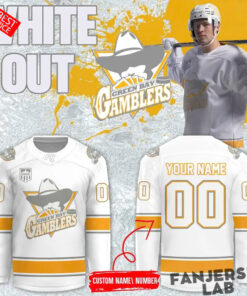 Green Bay Gamblers 2026 Throwback Custom Hockey Jersey