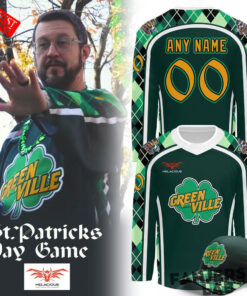 Greenville Swamp Rabbits 2026 St. Patrick’s Day Hockey Jersey