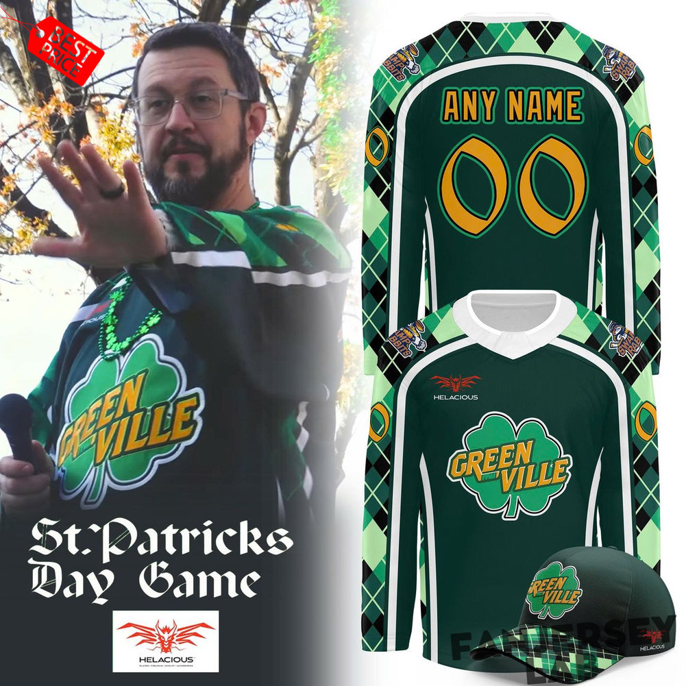 Greenville Swamp Rabbits 2026 St. Patrick’s Day Hockey Jersey Greenville Swamp Rabbits 2026 St. Patrick’s Day Hockey Jersey