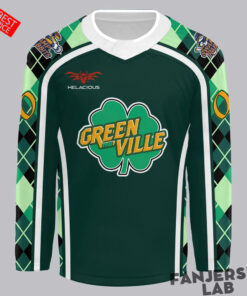 Greenville Swamp Rabbits 2026 St. Patrick’s Day Hockey Jersey