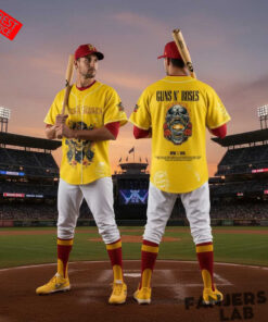 Guns N Roses 2026 Tour Yellow Premium Baseball Jersey 1.jpg