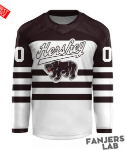 Hershey Bears Throwback Design Personalized Hockey Jersey 1.jpg