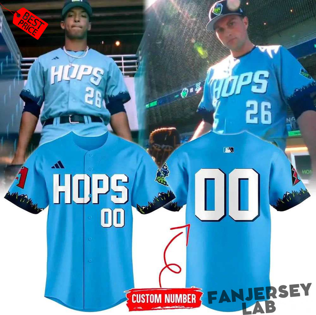 Hillsboro Hops Sky Blue Special New 2026 Custom Baseball Jersey Hillsboro Hops Sky Blue Special New 2026 Custom Baseball Jersey
