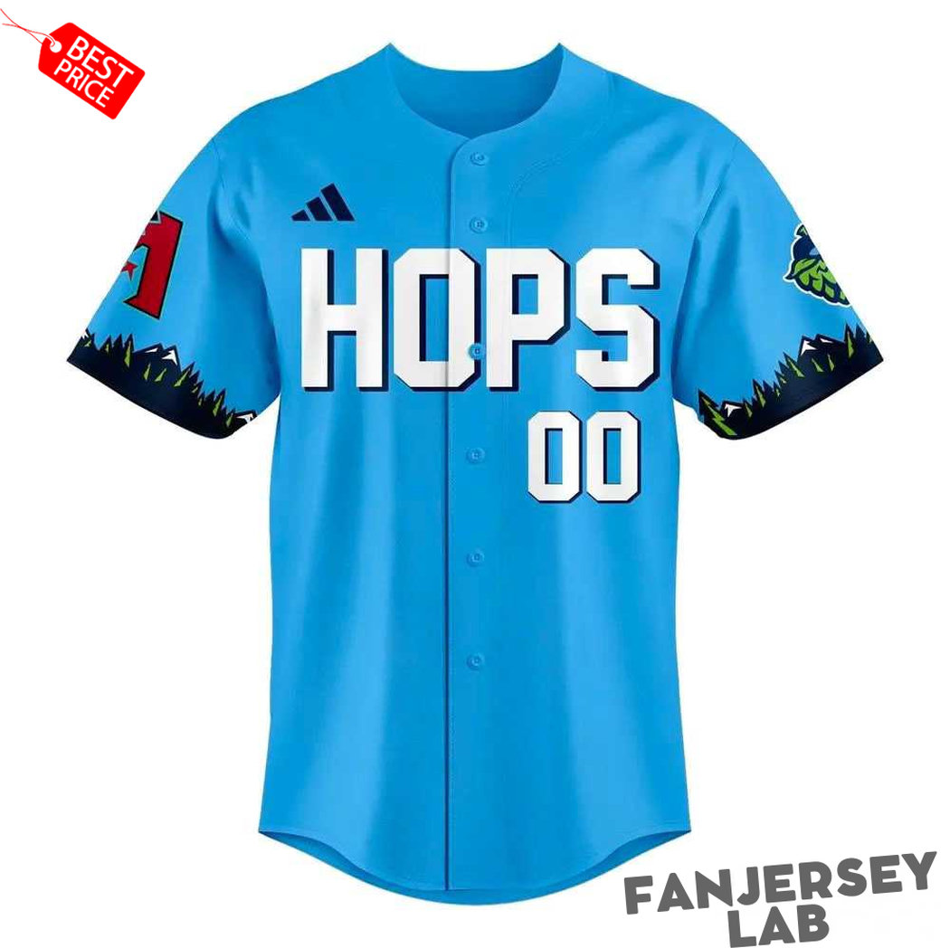 Hillsboro Hops Sky Blue Special New 2026 Custom Baseball Jersey Hillsboro Hops Sky Blue Special New 2026 Custom Baseball Jersey