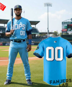 Hillsboro Hops Sky Blue Special New 2026 Custom Baseball Jersey 4.jpg