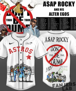 Houston Astros Don’t Be Dumb World Tour 2026 Edition Baseball Jersey