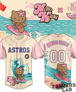 Houston Astros Hello Kitty Surfing Kawaii Summer 2026 Baseball Jersey