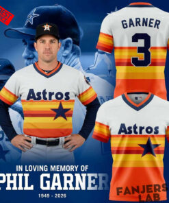 Houston Astros In Loving Memory of Phil Garner 1949-2026 Football Jersey