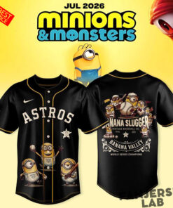 Houston Astros Minions Monsters 2026 Retro 1920s Vintage Baseball Jersey