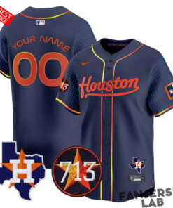 Houston Astros Space City 713 Baseball Jersey