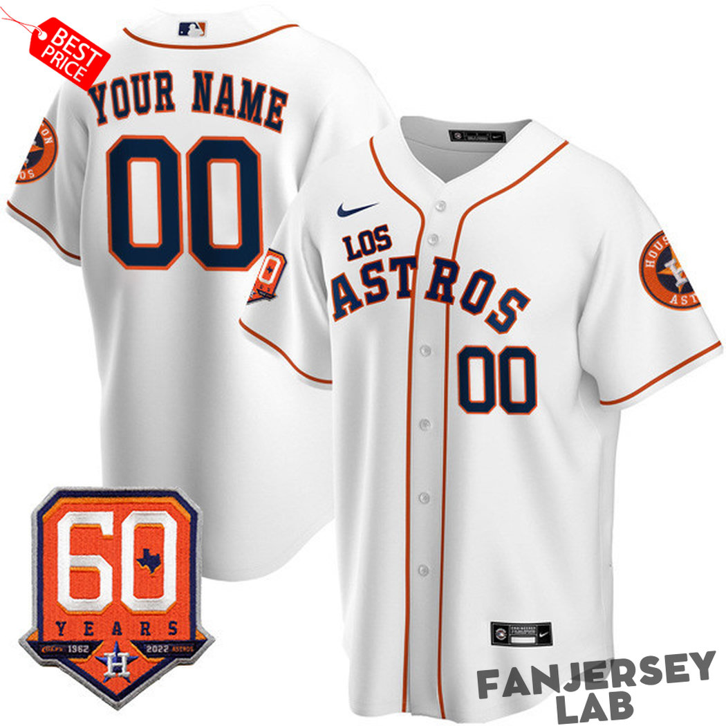 Houston Astros “Los Astros” Hispanic Heritage 60th Anniversary Baseball Jersey Houston Astros “Los Astros” Hispanic Heritage 60th Anniversary Baseball Jersey