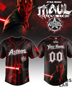 Houston Astros x Star Wars Maul Shadow Lord 2026 Custom Baseball Jersey