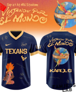 Houston Texans Viajando Por El Mundo Tropitour 2026 Football Jersey