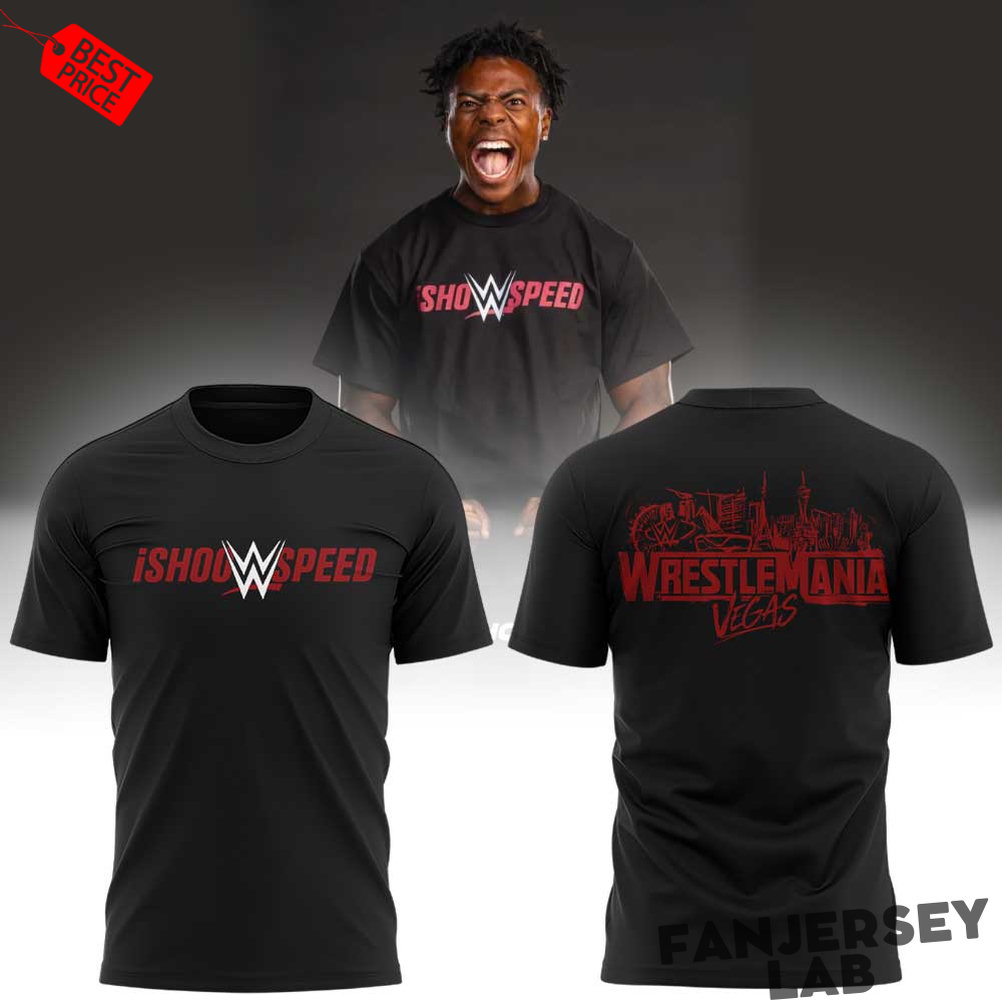 IShowSpeed x WWE WrestleMania T-Shirt IShowSpeed x WWE WrestleMania T-Shirt
