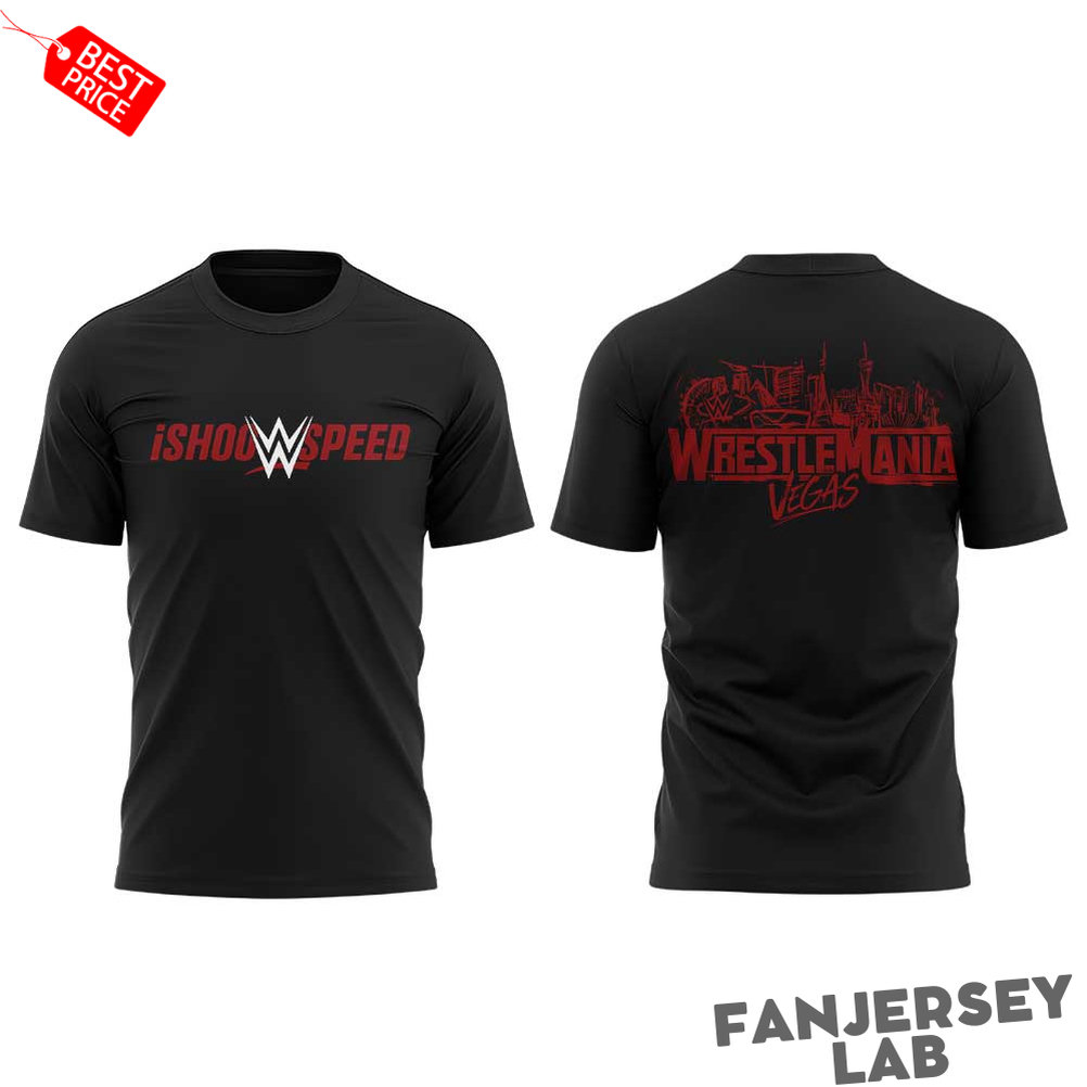 IShowSpeed x WWE WrestleMania T-Shirt IShowSpeed x WWE WrestleMania T-Shirt