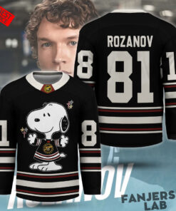 Ilya Rozanov x Snoopy Heated Rivalry Inspired Hockey Jersey