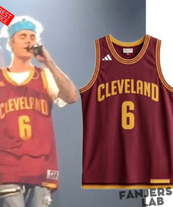 Justin Bieber Cleveland 6 Bieberchella 2026 Basket Jersey
