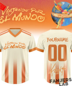 Karol G Viajando Por El Mundo Tropitour 2026 Football Jersey