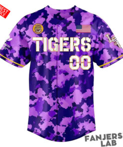 LSU Tigers 2026 Camo Purple Baseball Jersey 3.jpg