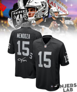 Las Vegas Raiders Fernando Mendoza 2026 Signature Football Jersey