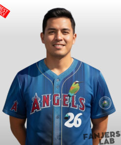 Los Angeles Angels Salvadoran Heritage Day 2026 Baseball Jersey
