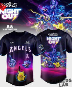 Los Angeles Angels x Pokémon Night Out 2026 Edition Baseball Jersey