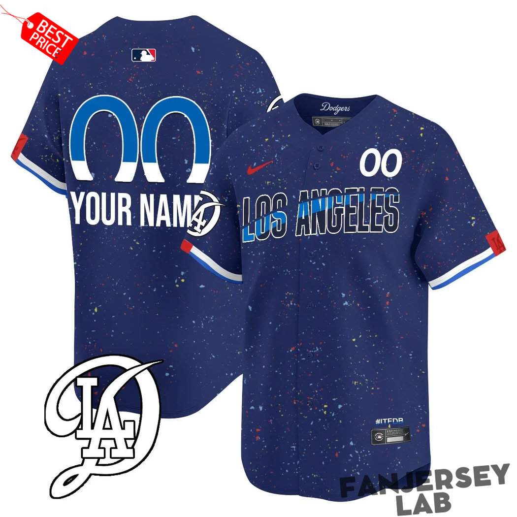 Los Angeles Dodgers City Connect Baseball Jersey Los Angeles Dodgers City Connect Baseball Jersey