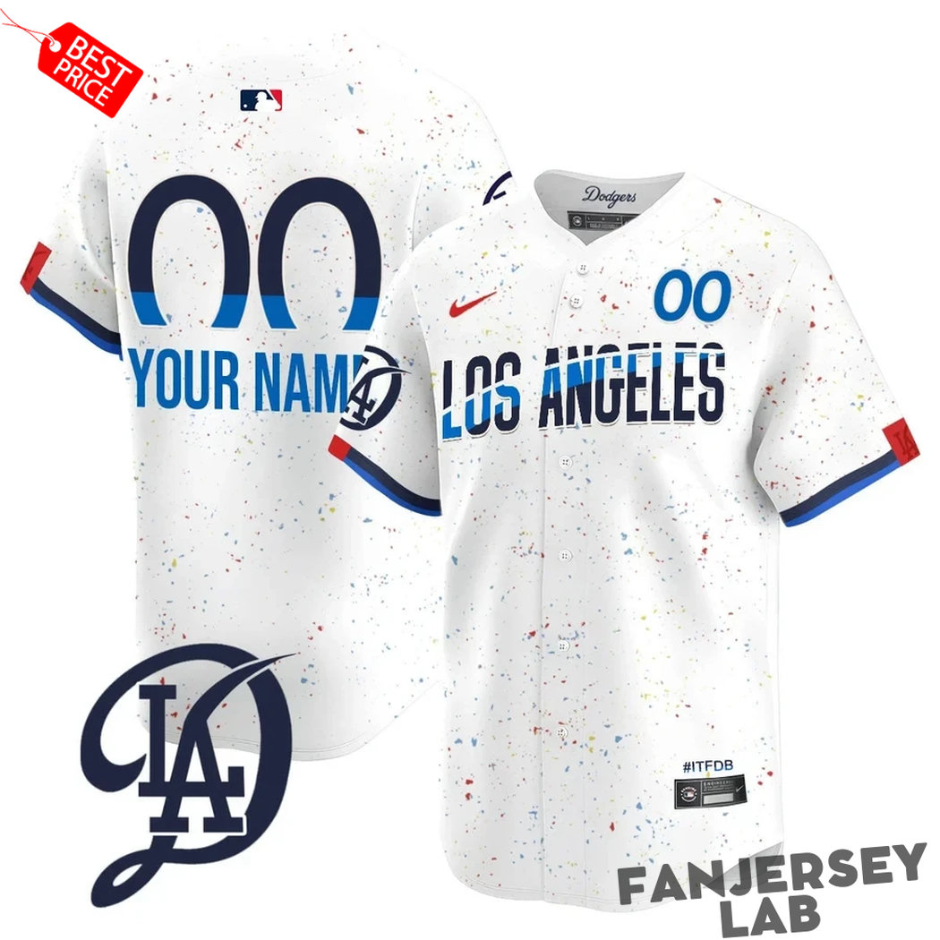 Los Angeles Dodgers City Connect Baseball Jersey Los Angeles Dodgers City Connect Baseball Jersey