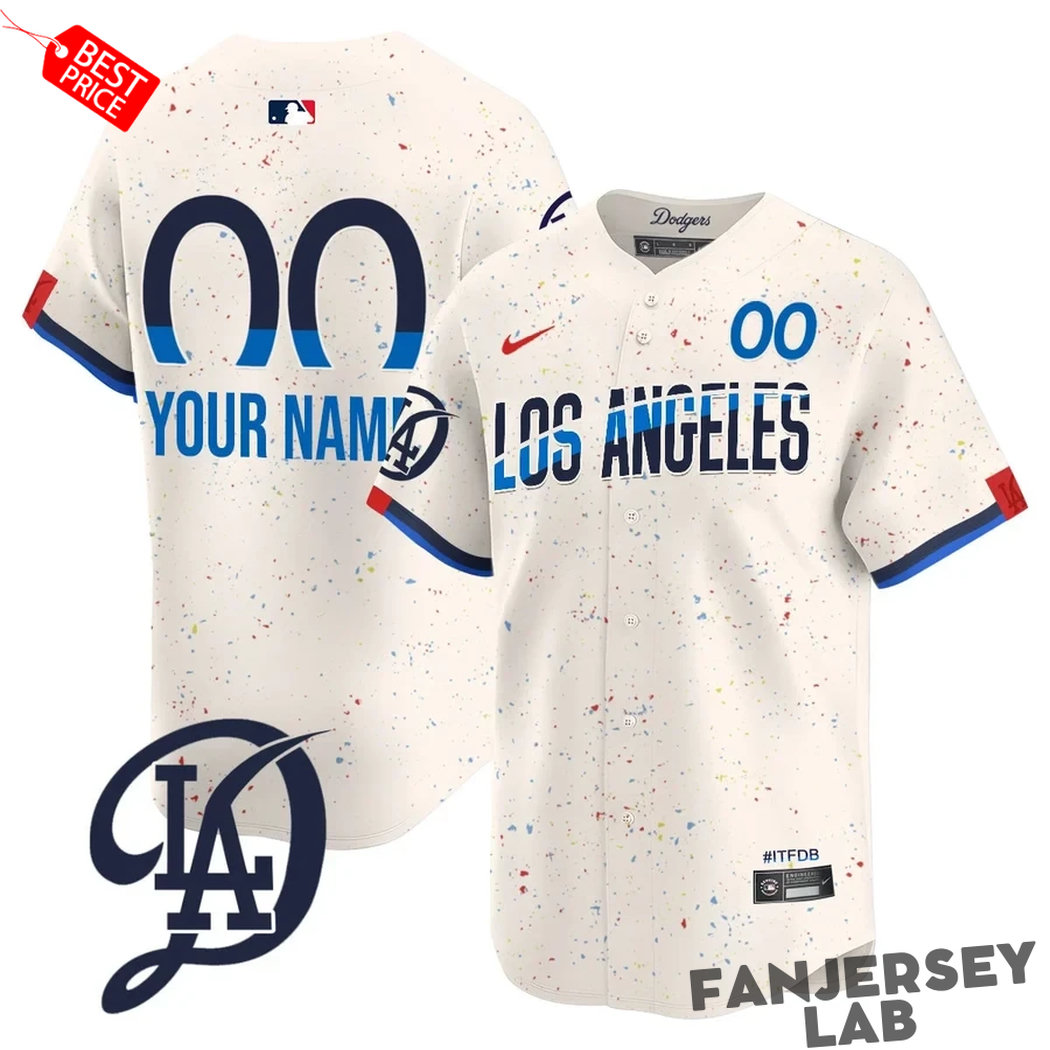 Los Angeles Dodgers City Connect Baseball Jersey Los Angeles Dodgers City Connect Baseball Jersey