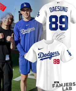 Los Angeles Dodgers Daesung BigBang Baseball Jersey