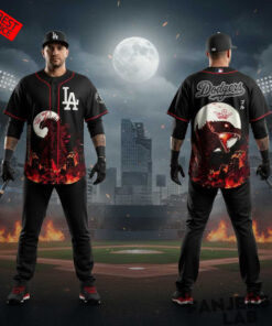 Los Angeles Dodgers Godzilla Minus Zero Baseball Jersey