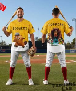 Los Angeles Dodgers Hoppers Movie Special Baseball Jersey