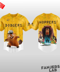 Los Angeles Dodgers Hoppers Movie Special Baseball Jersey
