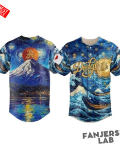 Los Angeles Dodgers Japanese Heritage Night Oil Painting Art Special Baseball Jersey Los Angeles Dodgers Japanese Heritage Night Oil Painting Art Special Baseball Jersey
