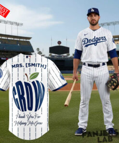Los Angeles Dodgers Teacher Appreciation Baseball Jersey