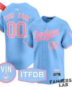 Los Angeles Dodgers Vin ITFDB Bubblegum Baseball Jersey
