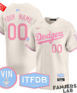Los Angeles Dodgers Vin ITFDB Bubblegum Baseball Jersey 3.jpg