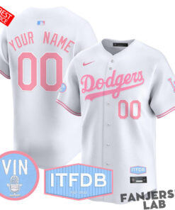Los Angeles Dodgers Vin ITFDB Bubblegum Baseball Jersey 4.jpg