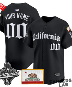 Los Angeles Dodgers “California Gothic Edition” Custom Baseball Jersey Los Angeles Dodgers “California Gothic Edition” Custom Baseball Jersey